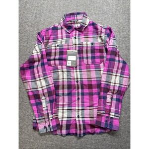 Alpine design men's medium‎ updated flannel sunrise plaid punch NWT